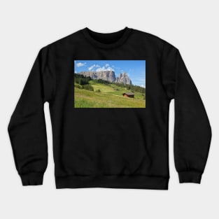 Alpe di Siusi and Sciliar Massif Crewneck Sweatshirt